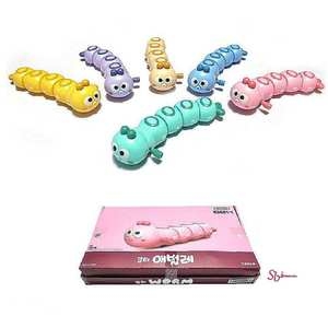 6개입 애벌레 미니카 태엽완구wxy008