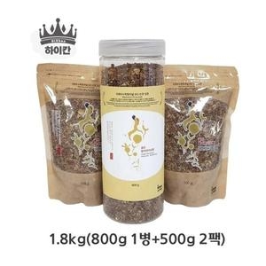 하이칸 발아현미 린테우스 상황버섯쌀세트 800g + 500g 2팩