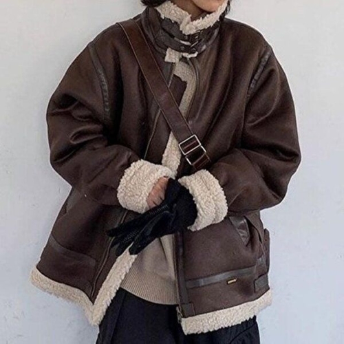 셀러허브 JHQS8XYY_4B남성 뽀글이 남성재킷 안감 카라 자켓 아우터