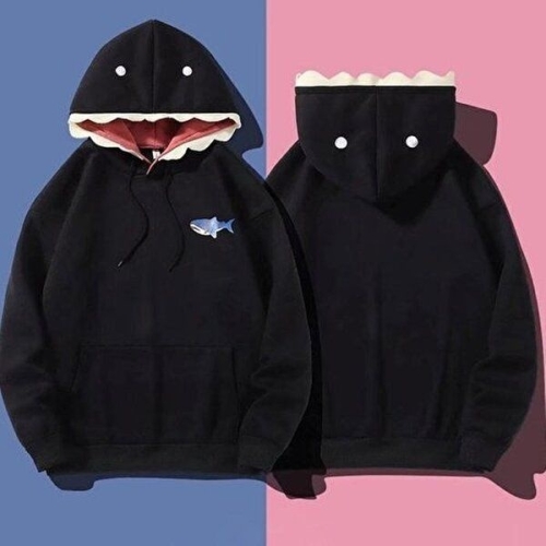 셀러허브 JHQS8XY7_4B남녀 상어티셔츠 공용 상어 캐릭터 티셔츠