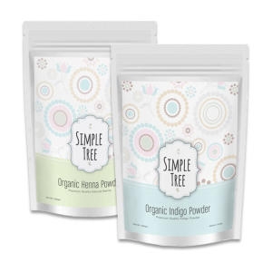 심플트리 100% 천연 유기농 헤나+인디고 염색약 세트