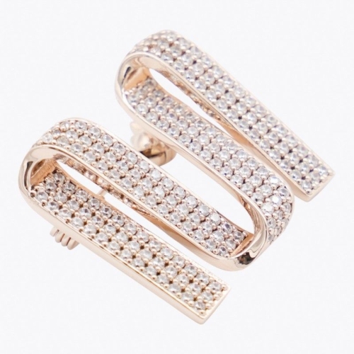 막스마라  골드톤 라인스톤 브로치 2524756121600 02546001