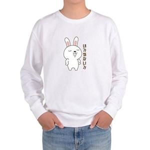 셀러허브 패션 JHP1P897_51HD 맨투맨 rabbit 토끼 가족티 흰토끼