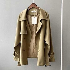 셀러허브 패션 JHP0S7U7_51IB 여자 가을 트렌치자켓 룩 숏 자켓