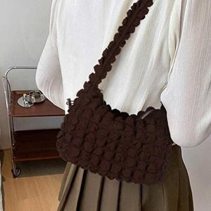 셀러허브 패션 JHM5R1T0_51IL 회사원 엠보싱와플 가방 여자 하객룩