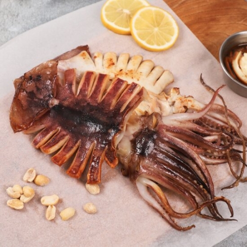 강영수산  구룡포 반건조 오징어 5미 대 650g