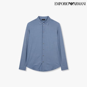 엠포리오아르마니 EMPORIO ARMANI남성 패턴 스트레치 롱 슬리브 셔츠 A515104007-I
