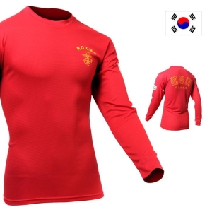 쿨론 군헌터 ROKMC 해병대 빨강 긴팔 군대 티셔츠 11579607