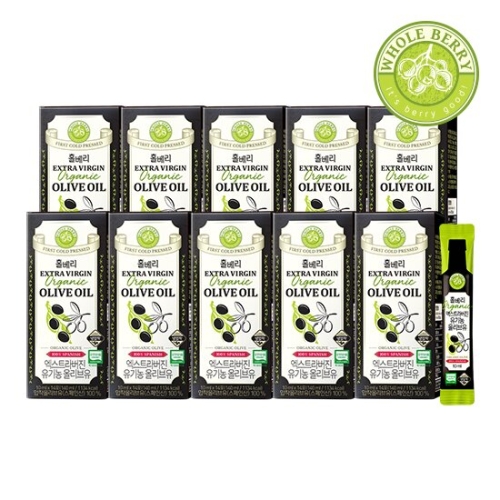 홀베리 유기농 엑스트라버진 올리브유 140ml(10mlx14포)