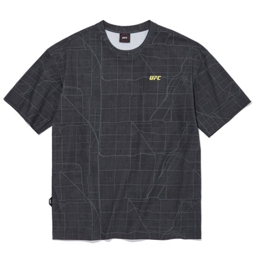 UFC 라스베가스 패턴 티셔츠 U2SST1125BK