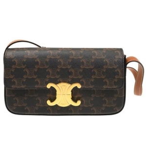 셀린느 금장 트리오페 로고 숄더백 탄 194142 CUZ 04LU_631020 631020_45119177_631020