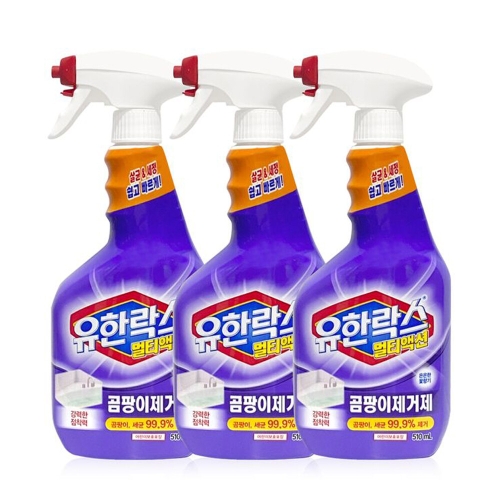 유한양행 유한락스 멀티액션 곰팡이제거제 510ml