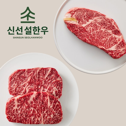 신선설한우  1++한우 등심 500g+채끝 500g