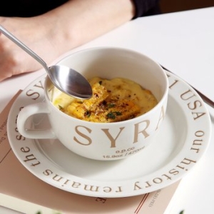 시라쿠스 레터링 스프컵 450ml