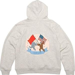 셀러허브 패션 JHQSYR4T_51HD 뒷면 미중무역전쟁 패권 승자 그림 프린팅