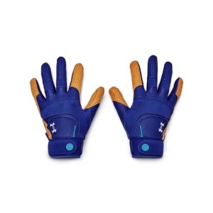 언더아머  UNDER ARMOUR 남성 야구장갑 배팅글로브 하퍼 프로1372524-400_로얄/메탈릭실버 400 /S