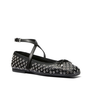 마이클코어스 693360 Collette 발레 플랫 블랙 여성화