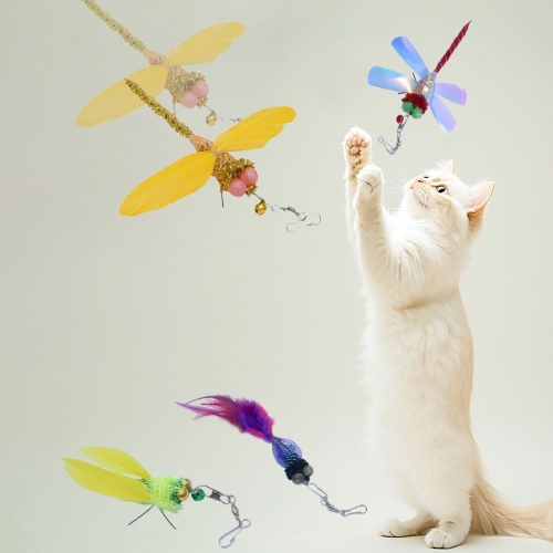 딩동펫 낚시대 담즙 과일 방울 장난감 리필 4종 세트