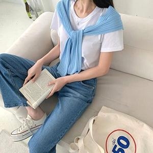 셀러허브 패션 JHP4Q7RV_51IB 숄 페이크 가디건 레이어드 봄 여름