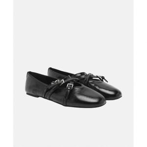 마이클코어스 Indy 플렉스 공et 발레플랫 블랙 앵글부츠 단화 40T5IDFP1L