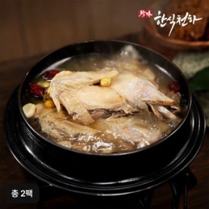 참바다영어조합법인  한식천하 정애리 힘찬 토종닭백숙 세트