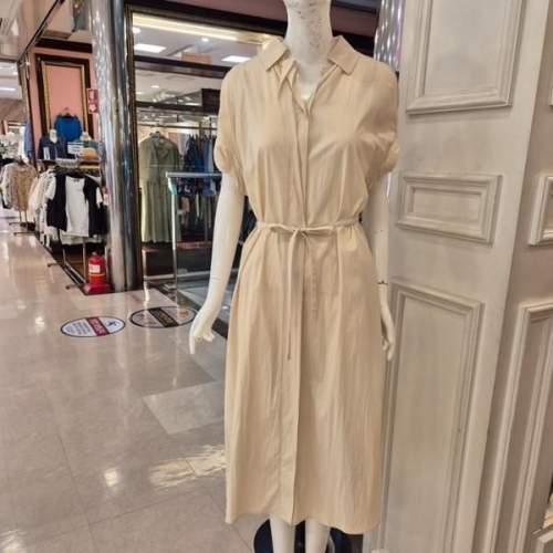 BCBG 올앤썬드리 여름25 리플 원피스 A5M5O645