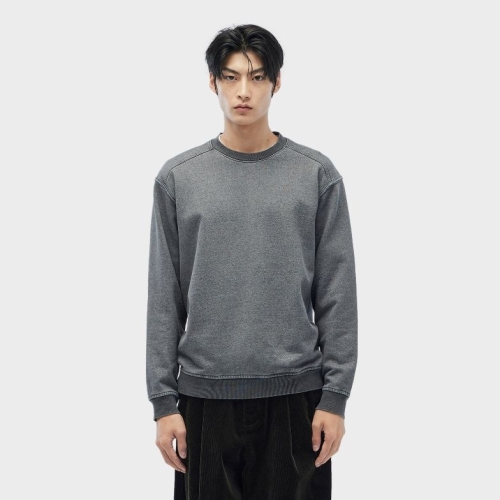 시리즈 블랙 데님 스웻셔츠 SATAA24311BKX