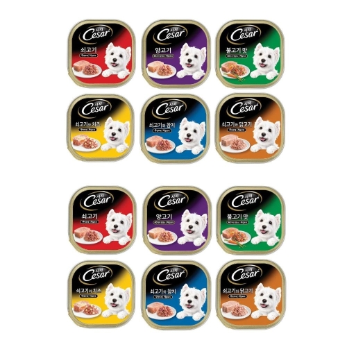 시저 베스트맛 6종 100g