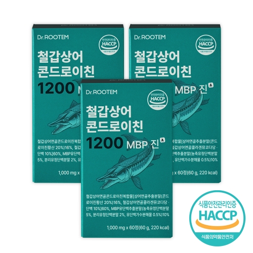 닥터루템 철갑상어 콘드로이친 1200 MBP 진 60정