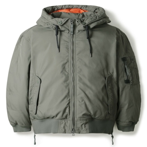 시리즈 트윌 M-1 후드 다운 점퍼_SHUAW24931KHL