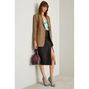 막스마라 아울렛 인트렌드 슬릿 펜슬 스커트 치마 블랙 1EVVIVA 889573