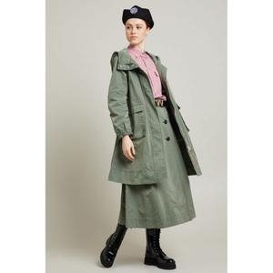 막스마라 아울렛 인트렌드 방적 태피터 파카 세이지 그린 VEVEY 889415