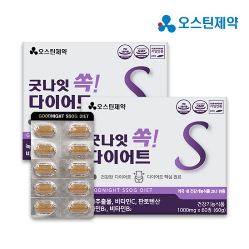 오스틴제약 굿나잇 쏙 다이어트 1000ml 60정