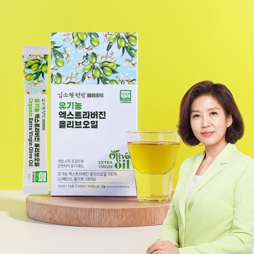 엔에이치바이오 김소형원방 유기농 엑스트라버진 올리브오일 140ml(10mlx14포)