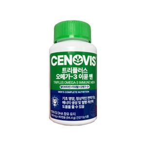 세노비스 트리플러스 오메가3 이뮨 맨 80캡슐