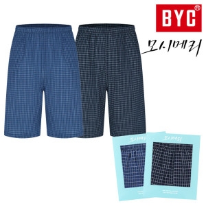 BYC 신상 ECF3051모시메리쿨5부 남성파자마 빅사이즈잠옷바지