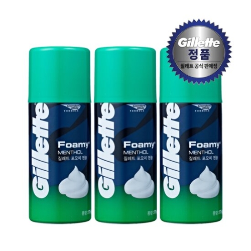 질레트 포오미 쉐이빙폼 멘솔 175g