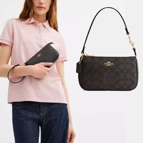 코치 놀리타 19 시그니처 캔버스 미니백_CW426IMXAQ