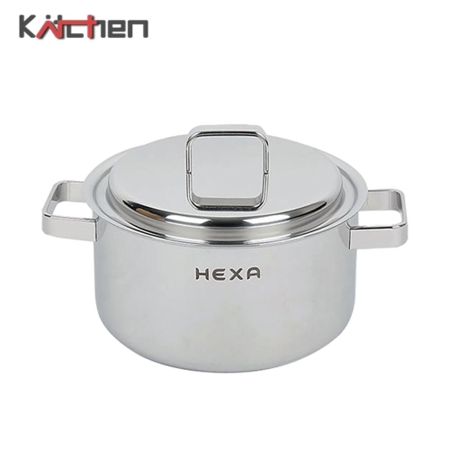키친아트  통5중 헥사 IH 무연마제 양수냄비