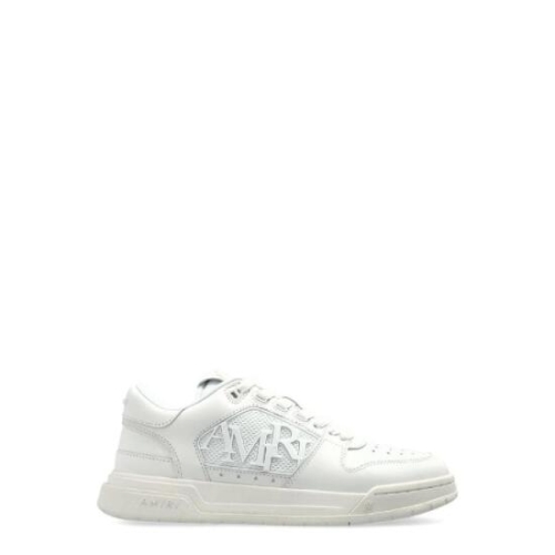 아미리 로고 패치 클래식 로우탑 스니커즈 AWFOSR1123100 WHITE T