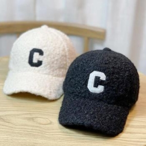 라일리 Rly 따뜻한 뽀글이 파벳 C 볼캡 야구 모자 33121994