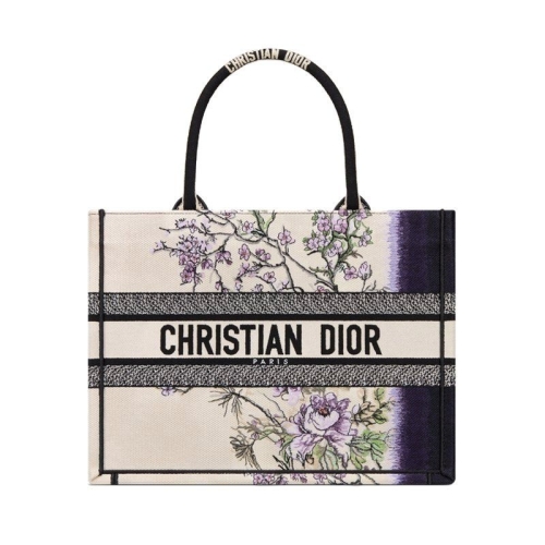 크리스찬디올 작약 자수 미디엄 북토트백 M1296ZEXH M886 멀티컬러 FB3000