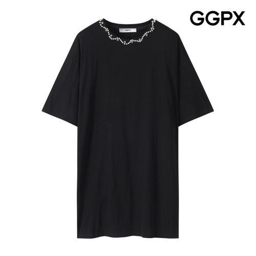 GGPX 웨이브 진주 큐빅넥 미니 원피스 GP6OP007F