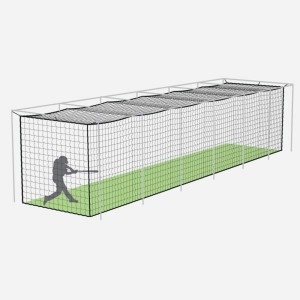 평화산업 피스 포트리스 야구 배팅 케이지 10 364262 투 x 등급 소프트볼 그물 55 x HDPP 헤비듀티 10