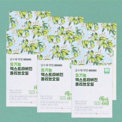 엔에이치바이오 김소형원방 유기농 엑스트라버진 올리브오일 140ml(10mlx14포)