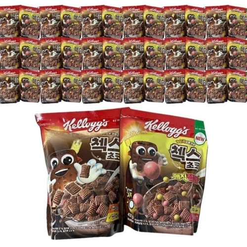 켈로그  오곡 첵스 초코 570g 2개 + 매직팝핑볼 400g 1개