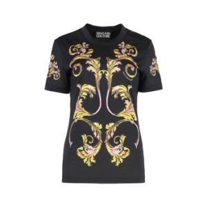 베르사체 진스 꾸뛰르 티셔츠 SS25 78HAH6P8JS472_G89 5714944