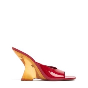 드리스반노튼 여성 105mm 플랙시 가죽 웨지 레드 81ITS0006 6402900