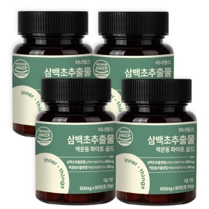 이너띵스 삼백초 추출물 맥문동 파이토 골드 60정