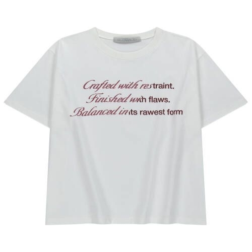 슬로우 애시드 SLOW ACID 하프 앤 반팔 티셔츠 레드 211327